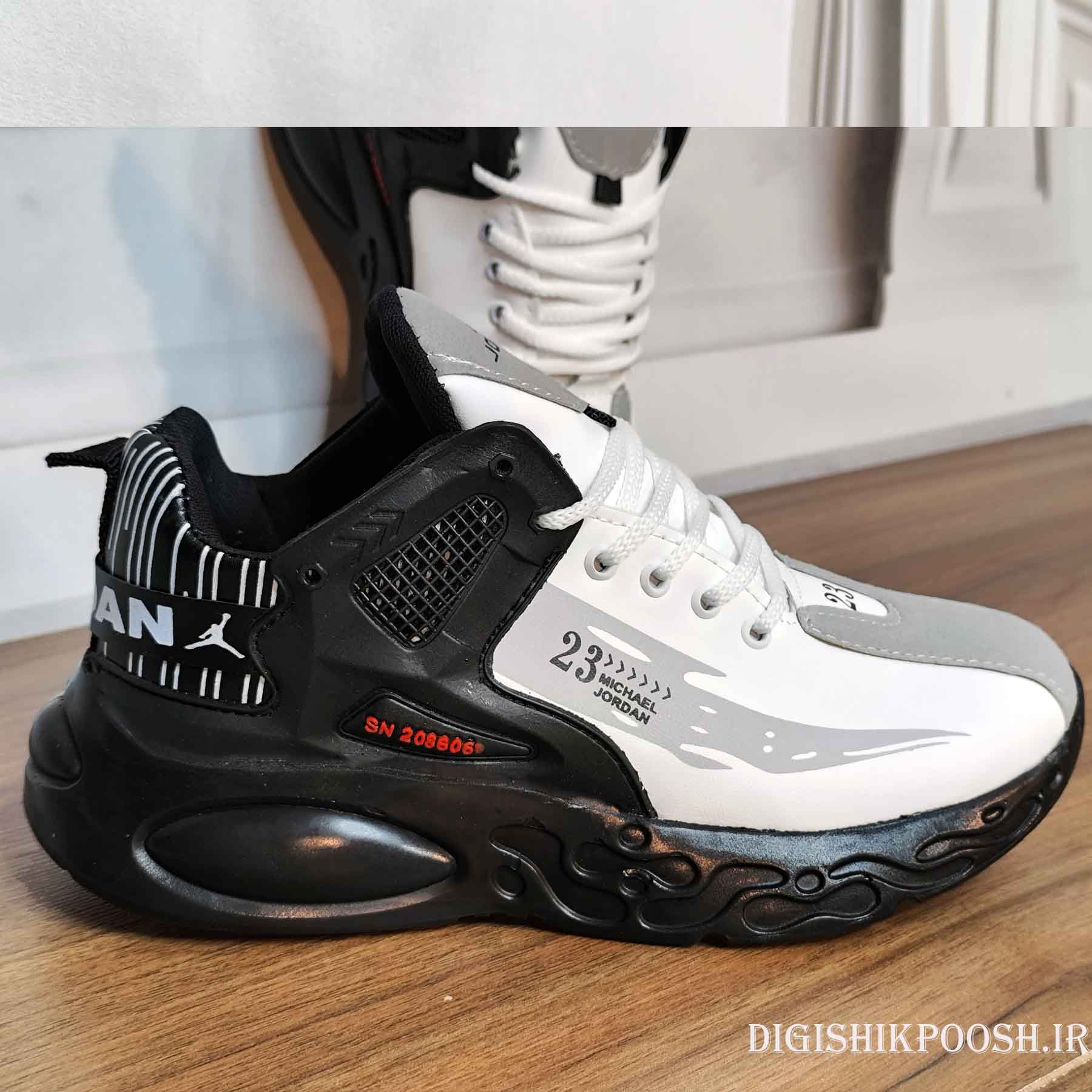 کتونی نایک ایر جردن 23 رترو مشکی سفید Nike Air Jordan 23 Retro